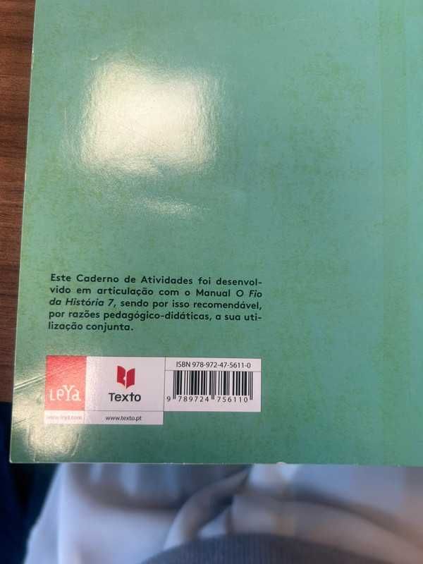 Caderno de atividades história 7 Fio da História