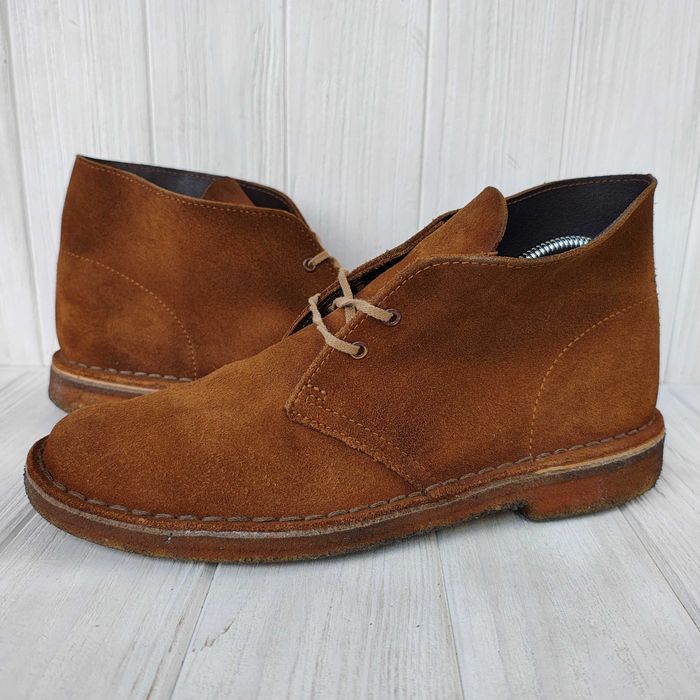 Ботинки дезерты Clarks Originals замша Англия 41р черевики