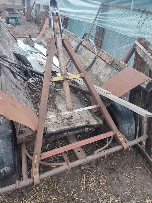 Віз , підвода з автомобільним прицепним