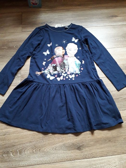 Sukienka hm r. 134/140 Frozen