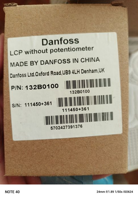 Falownik Danfoss FC 51 0,75 kW 1x230V + panel LCP 11 – NOWY zestaw