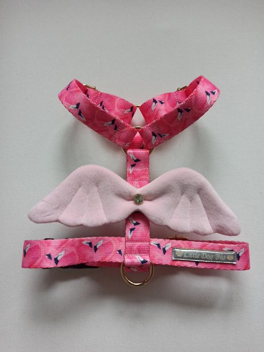 Szelki guard różowa flamingo ze skrzydłami