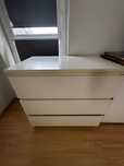 Rezerwacja Komoda Ikea Malm, 3 szuflady, biały, 80x78 cm
