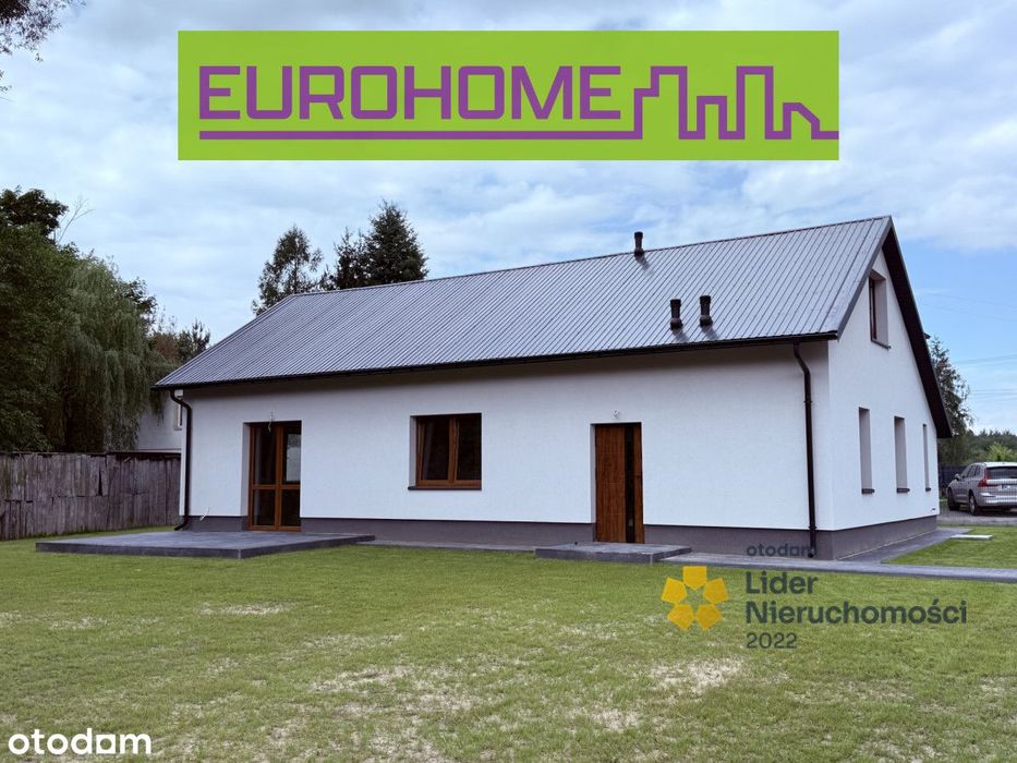 Nowoczesny dom parterowy z antresolą - Trześń