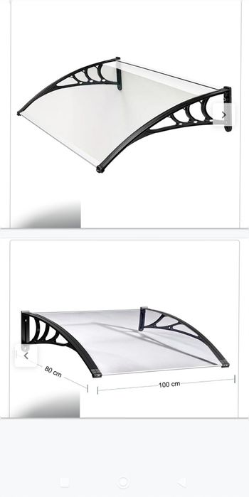 Alpendre em policarbonato novo