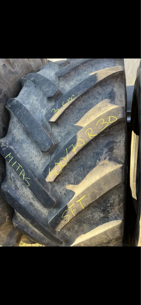 600/70R30 Mitas 3cm i Firestone 2,5cm
