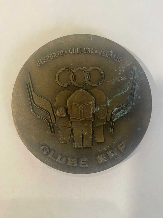 Medalhas comemorativas em brinze da EDP