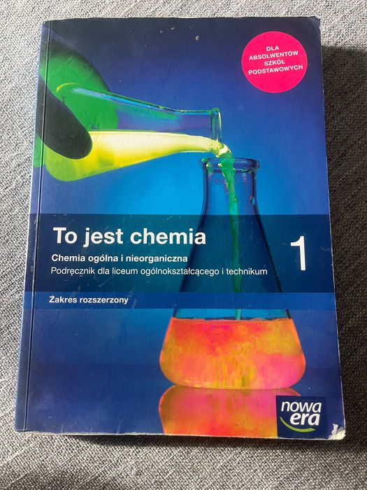 Podręcznik To jest chemia 1 zakres rozszerzony Nowa Era