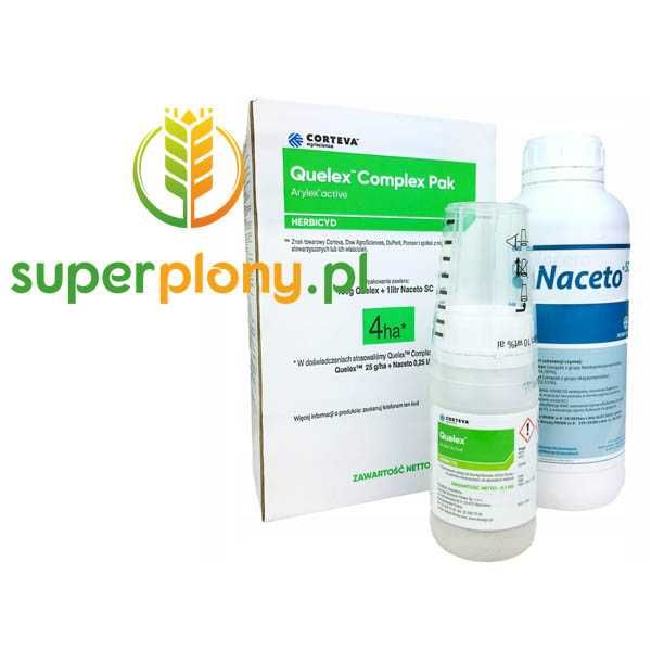 Quelex Complex Pak 4ha (Quelex 100g + Naceto 1L) Promocja! Wysyłka!