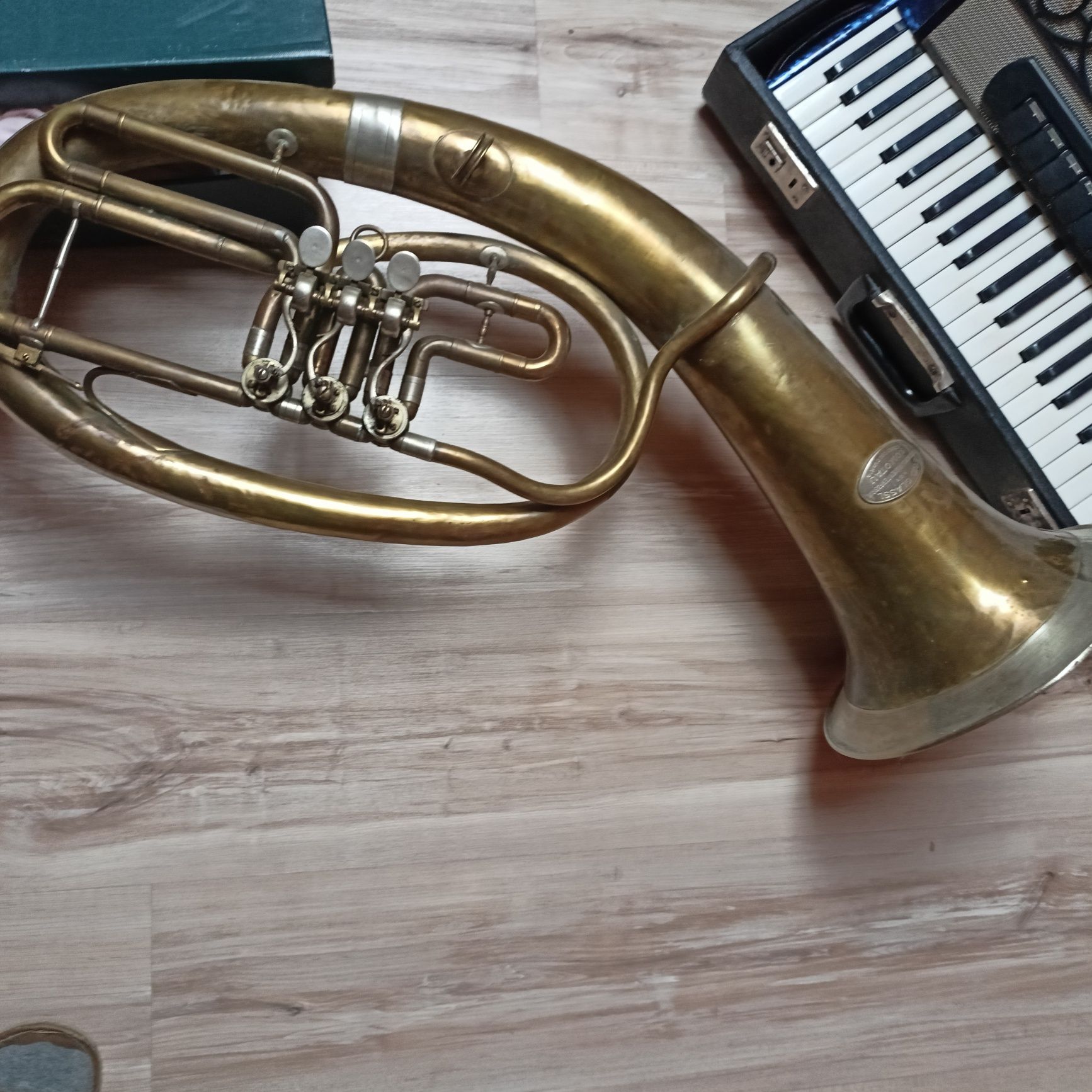 Instrument muzyczny tuba temor