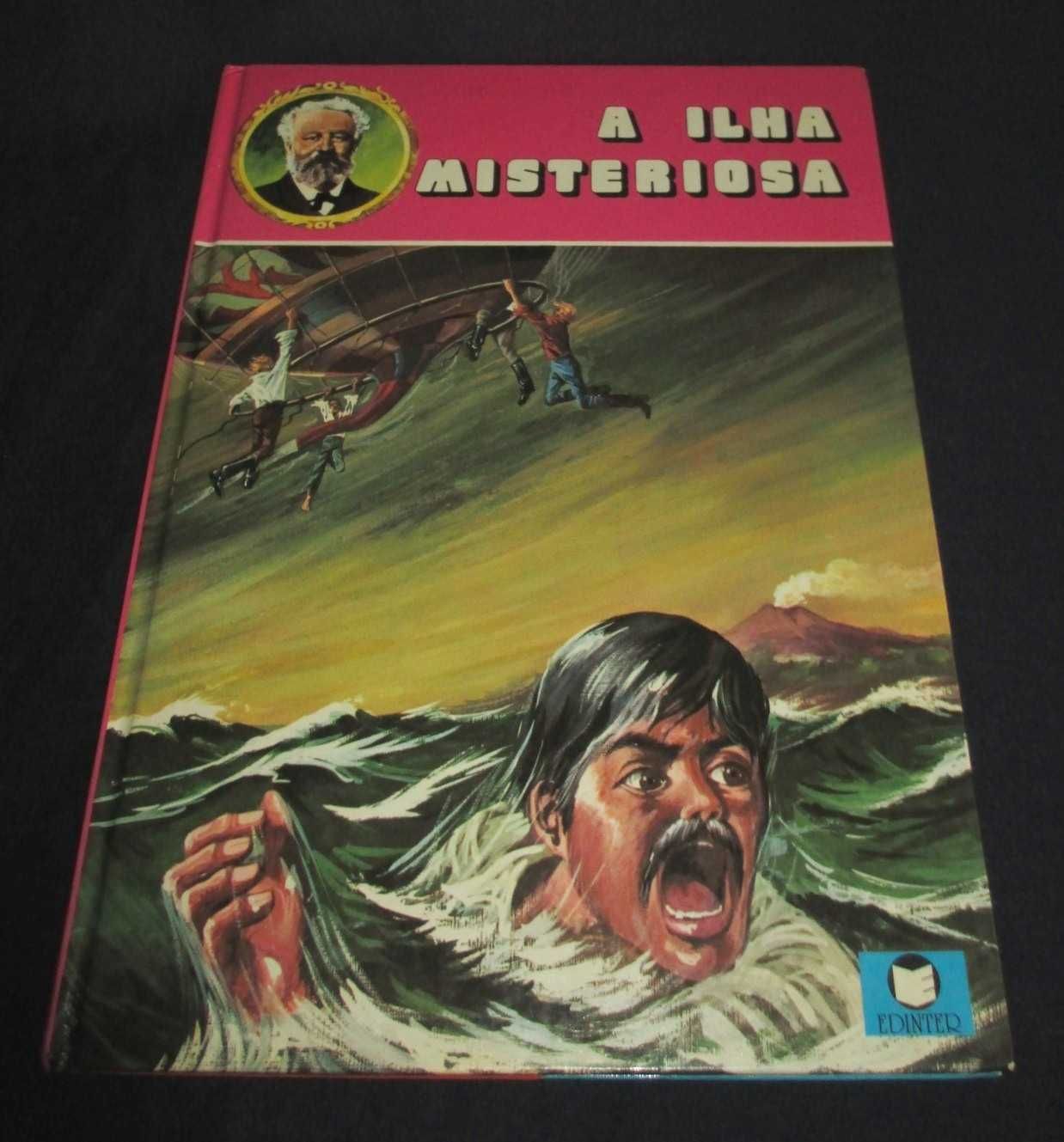 Livro BD A Ilha Misteriosa Júlio Verne