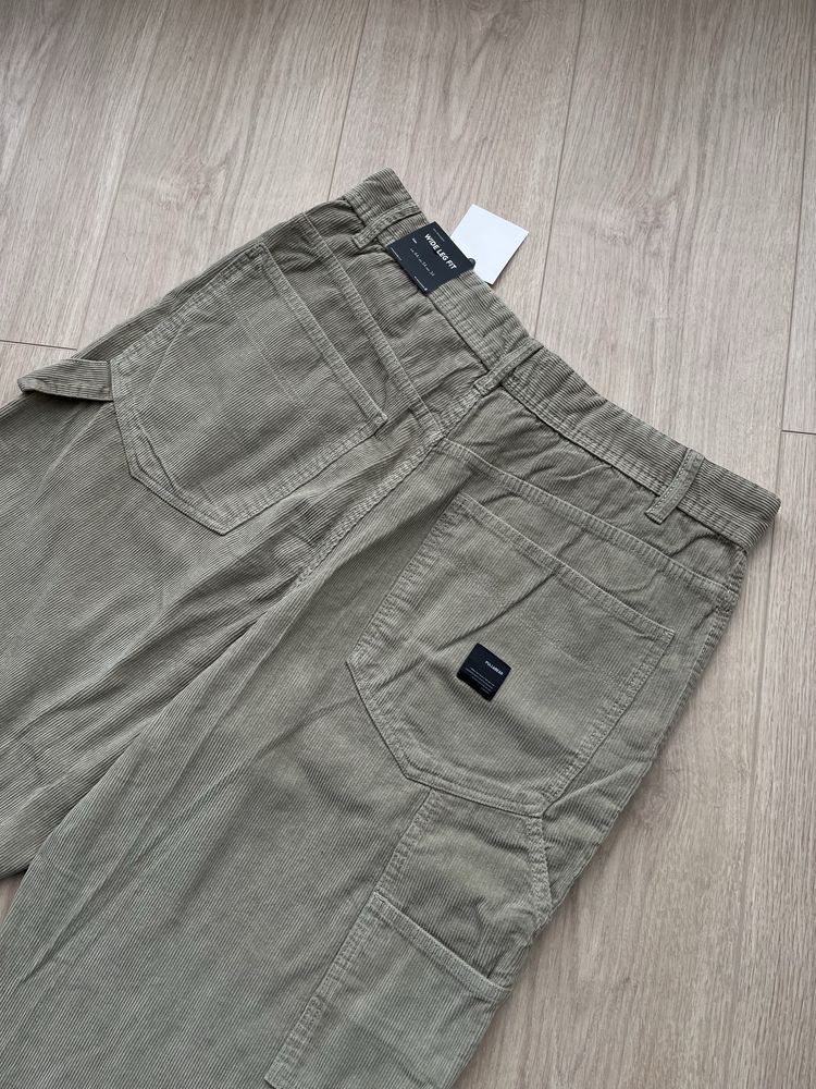 Широкі Штани Pull&Bear (L) Wide Leg Pants Оригінал Широкие Штаны брюки