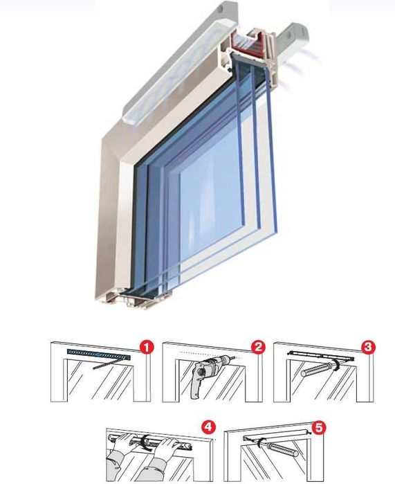 Віконний провітрювач Вентс по 400 білий з фільтром