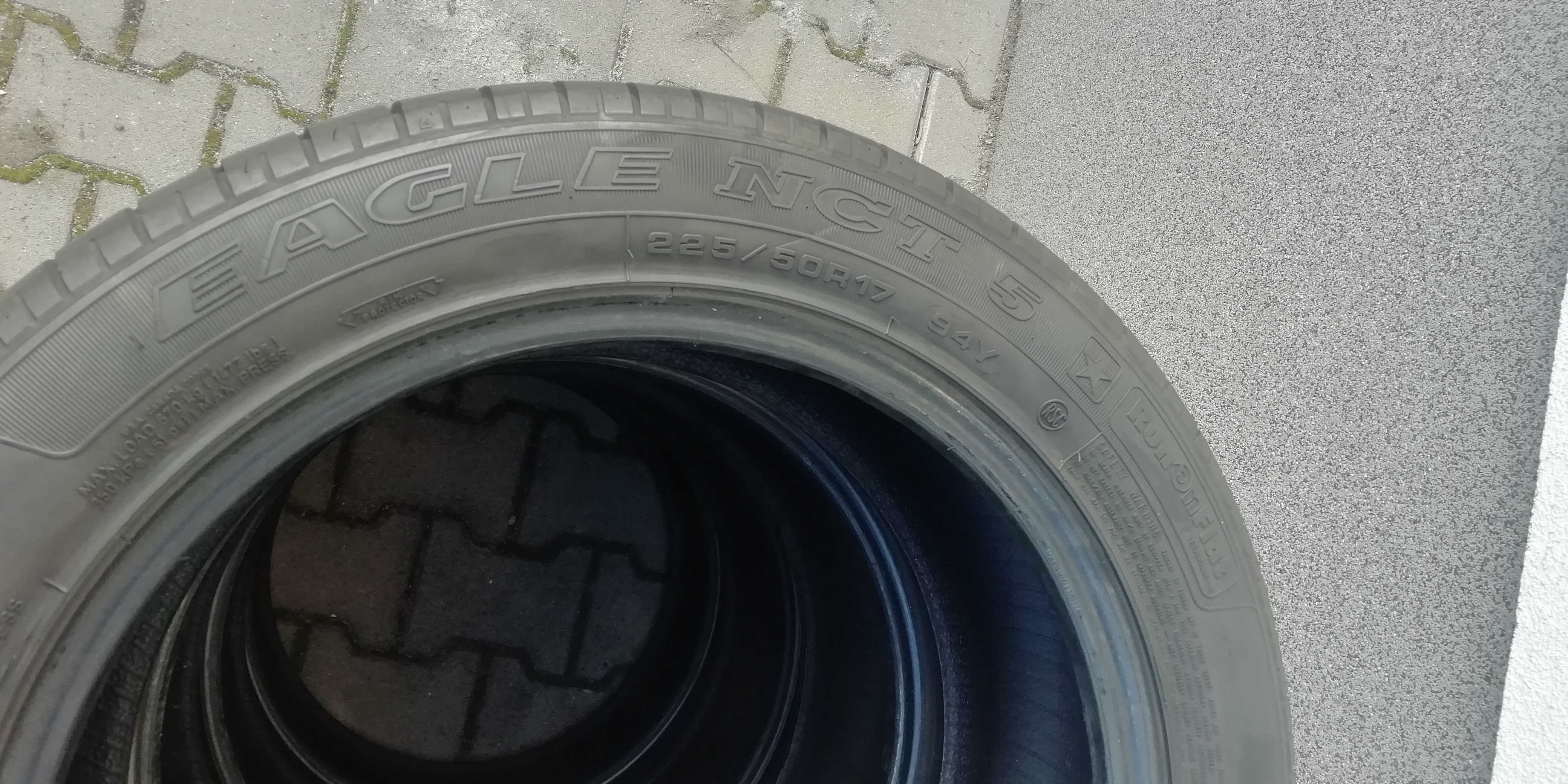 4x 225/50R17 94Y GoodYear Eagle NCT5 Run Flat opony letnie R