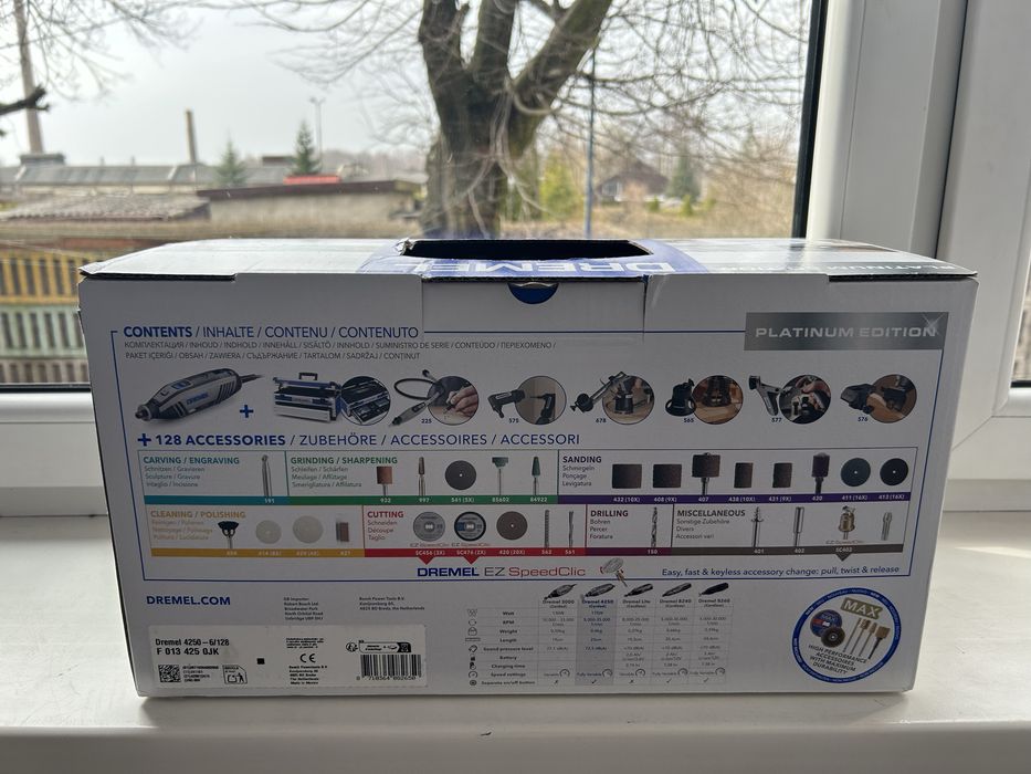 Dremel 4250 Platinum Edition, Narzędzie obrotowe, Wielofunkcyjne 6/128
