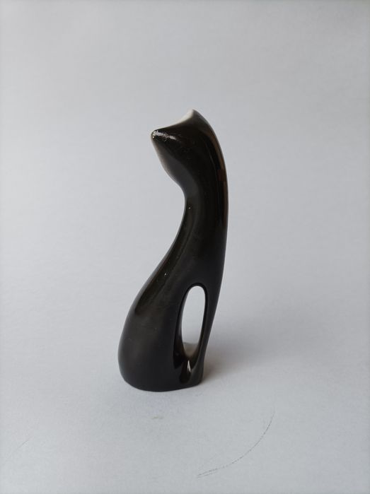 Figurka porcelanowa kot jak Ćmielów Naruszewicz new look