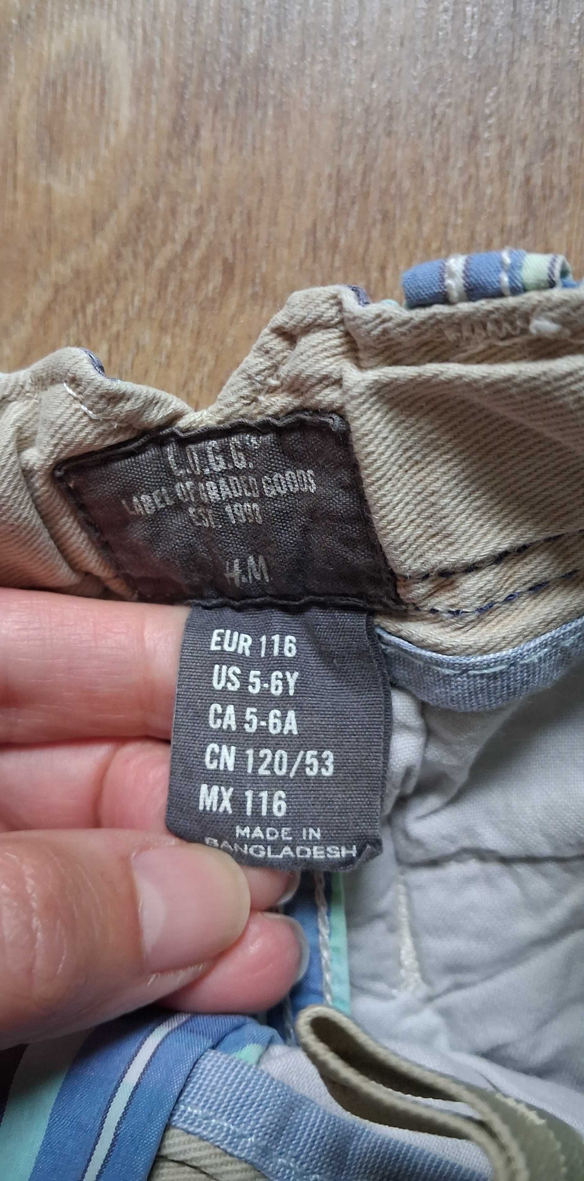 Spodenki H&M regulowane w pasie