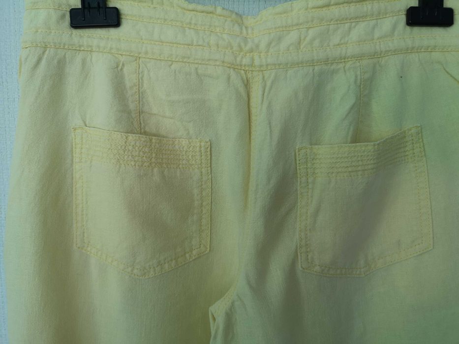 Spodnie na lato len Next 12 lniane