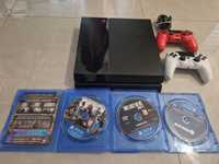 Playstation 4 500gb + 2x Pad + 3x Gra fifa 23 the last of US 2 ps4