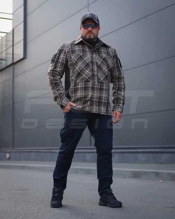 Картата сорочка чоловіча в клітинку