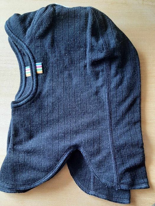 Wełniana czapka 100% merino r.3-5 lat Joha NOWA granatowa 98/104/110