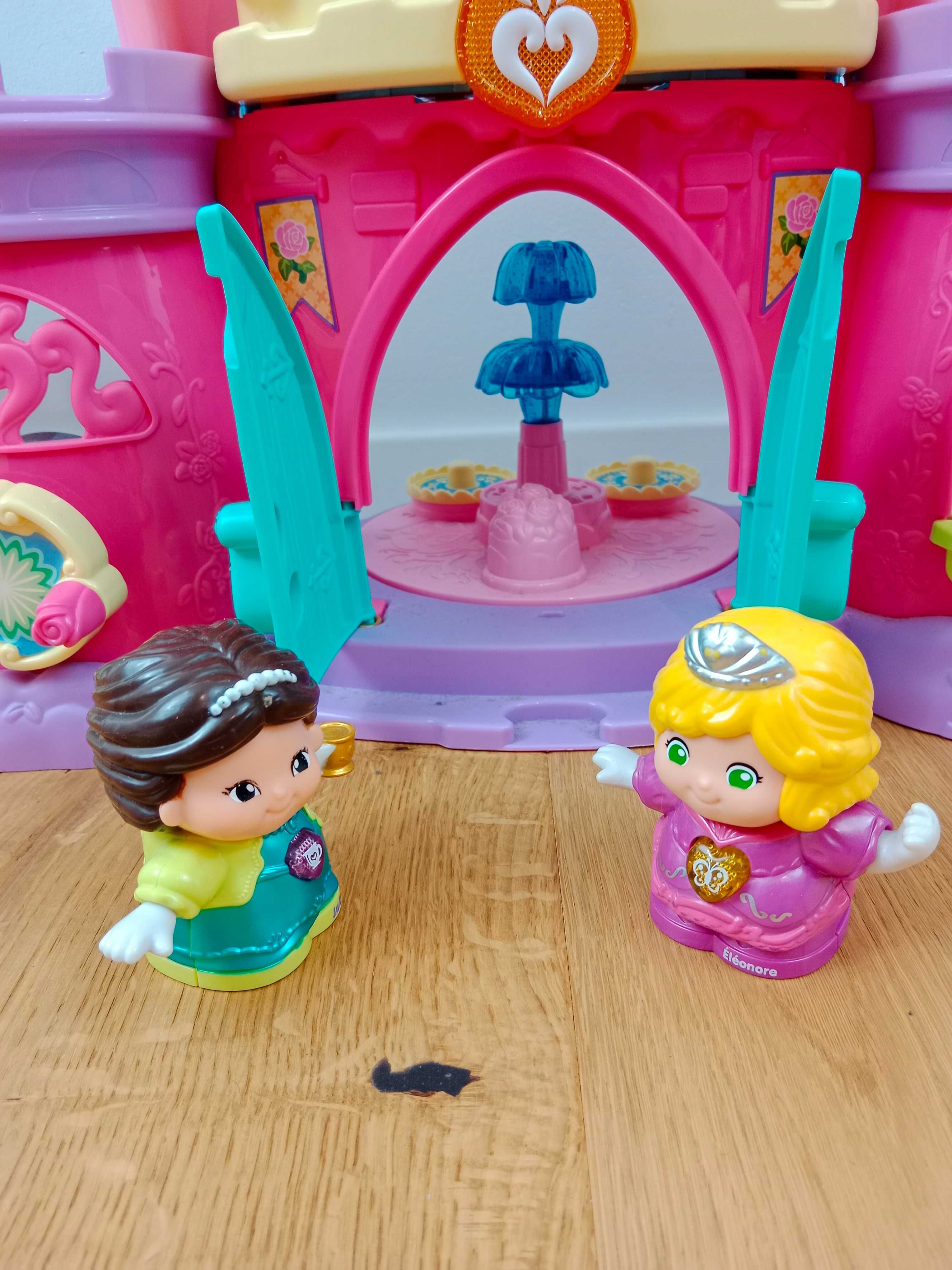 Bardzo duży interaktywny zamek, 2 księżniczki Vtech + karoca