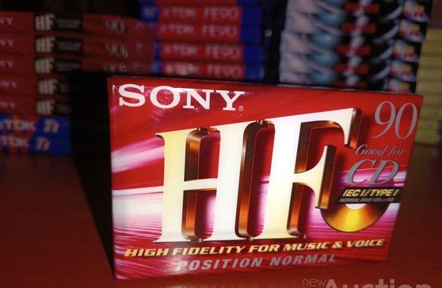 Аудіокасета Sony HF90 запакована, в наявності