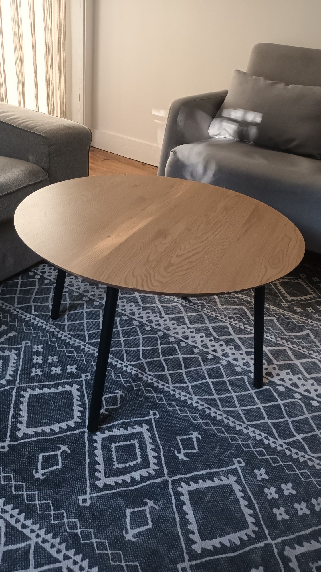 Mesa de centro 70 cm de diâmetro