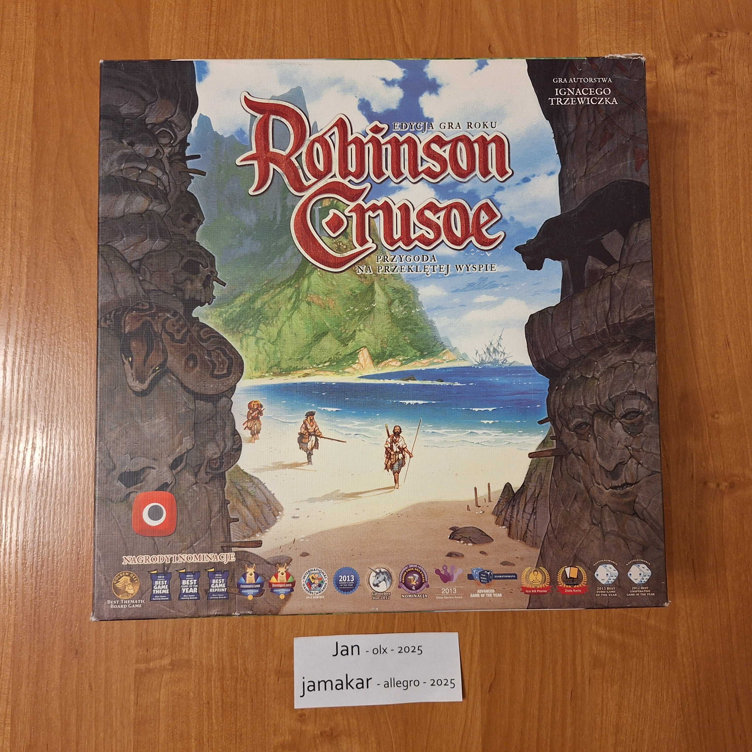 Robinson Crusoe - pudełko do gry