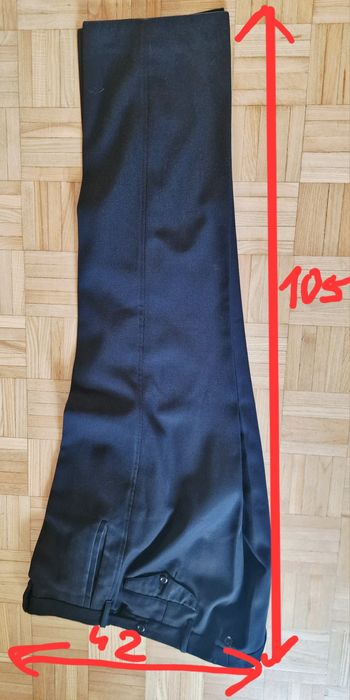 Mundur wyjściowy POLICJA - gabardyna - spodnie + bluza- OKAZJA!