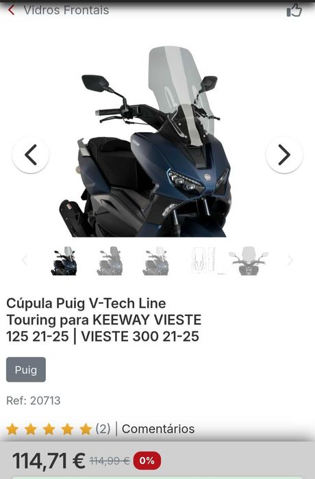 Keeway vieste viseira e suporte para topcase