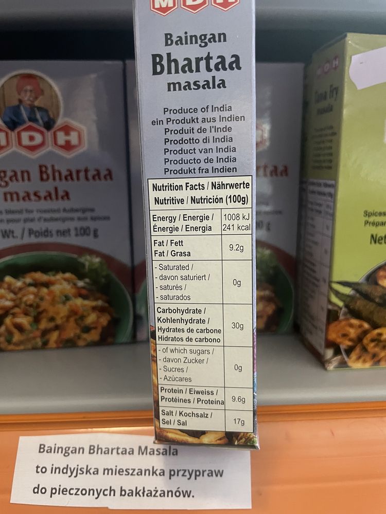 Przyprawa Baingan Bhartaa Masala 100G MDH