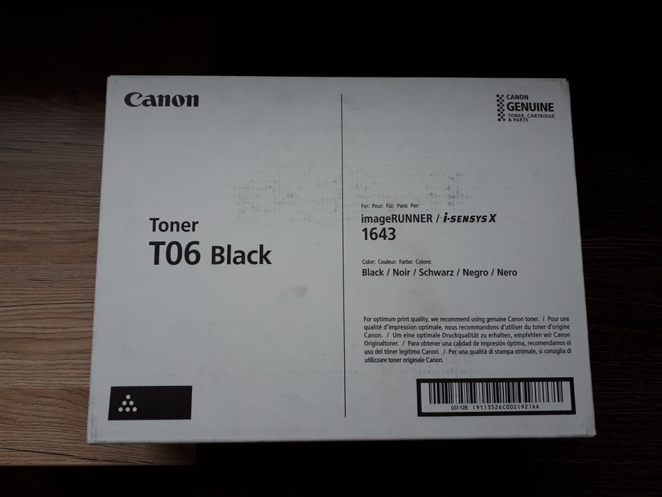 Canon Toner T06 Black. Nowy