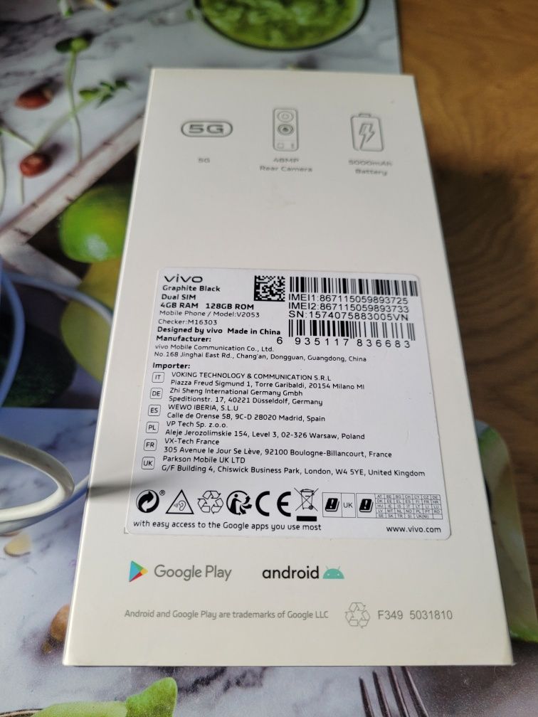 Sprzedam telefon vivo y52 5g
