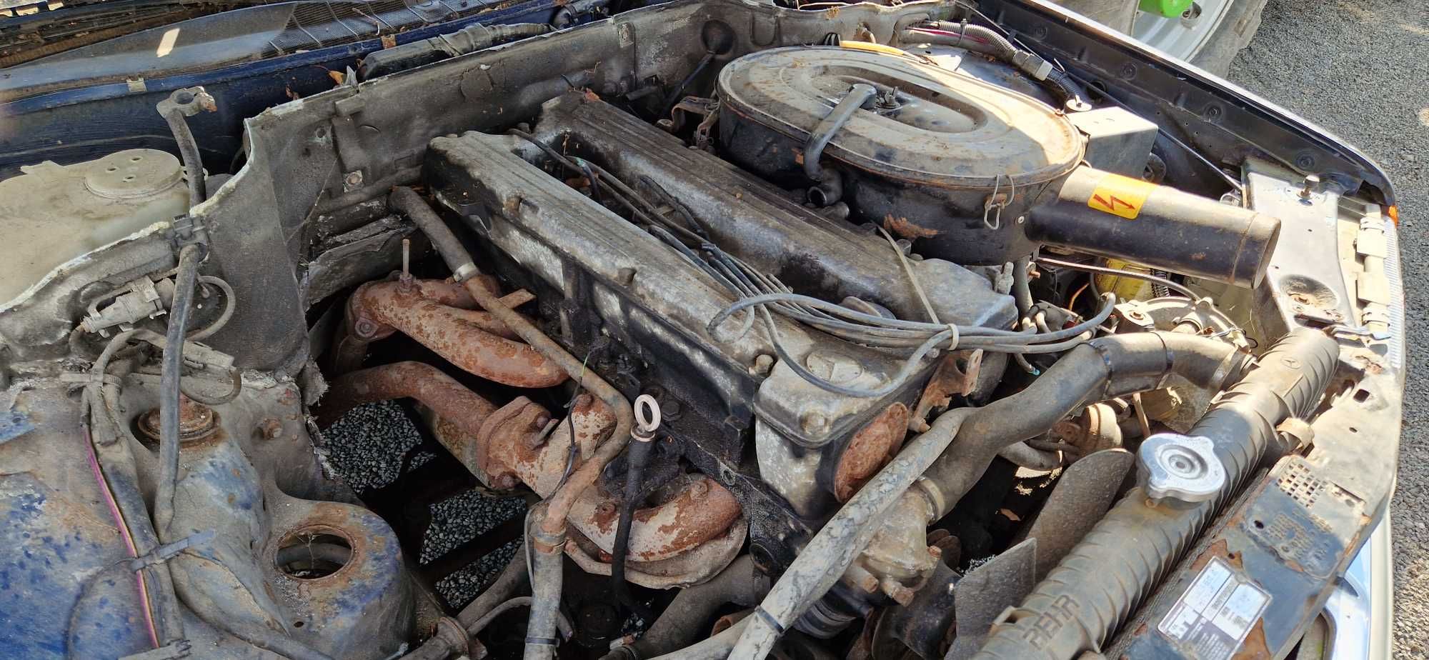 Mercedes Benz W126 280SE 280 SE 2.8 benzyna s klasa silnik skrzynia