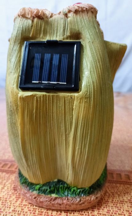 Nowy ceramiczny domek lampion z lampką LED. 20x11cm