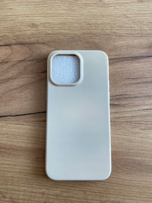 etui plecki iphone 14 pro max pokrowiec case apple silikonowe beż