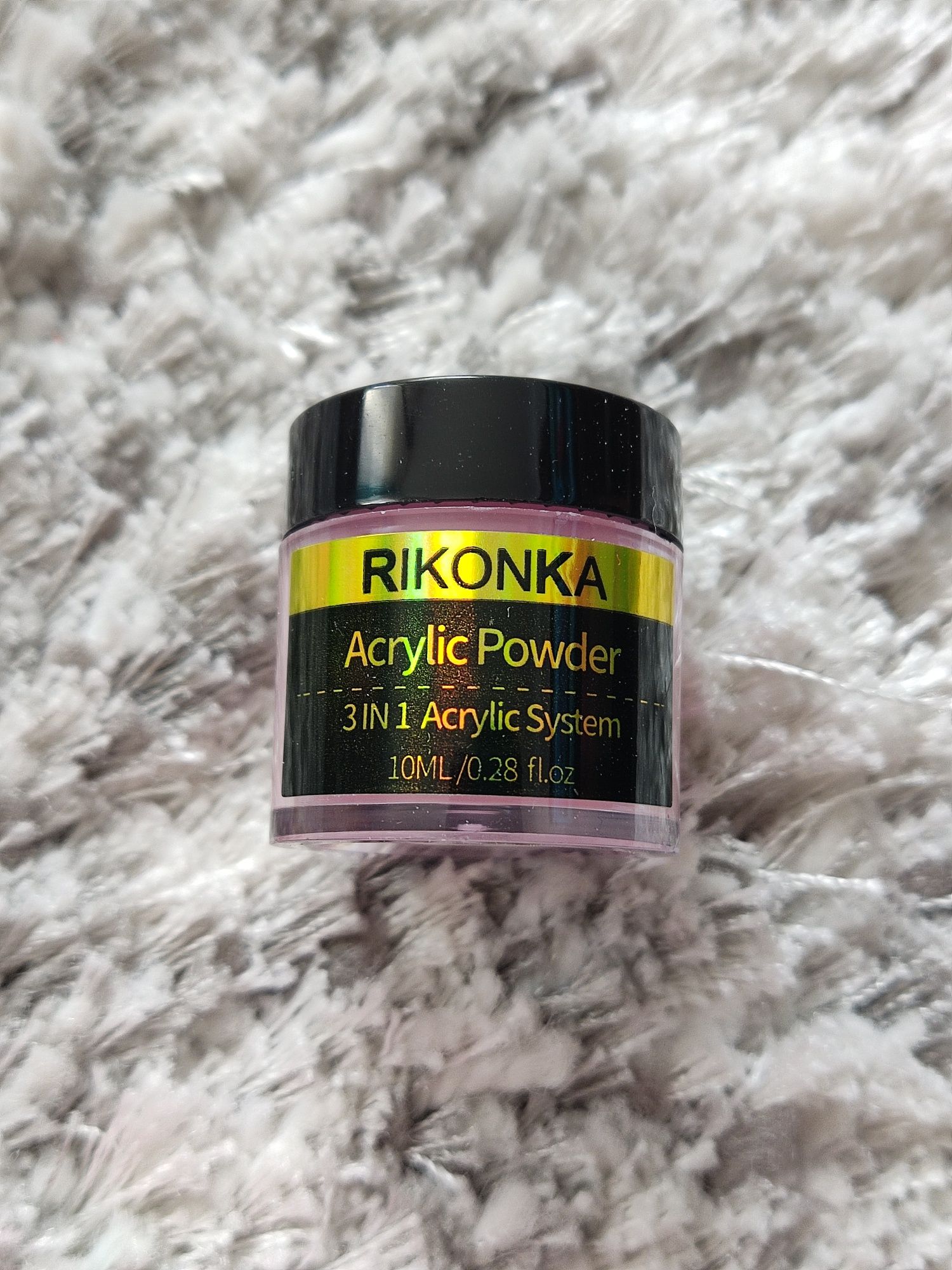 Nowy proszek akrylowy rikonka 5 akryl 10 ml fluorescencyjny manicure