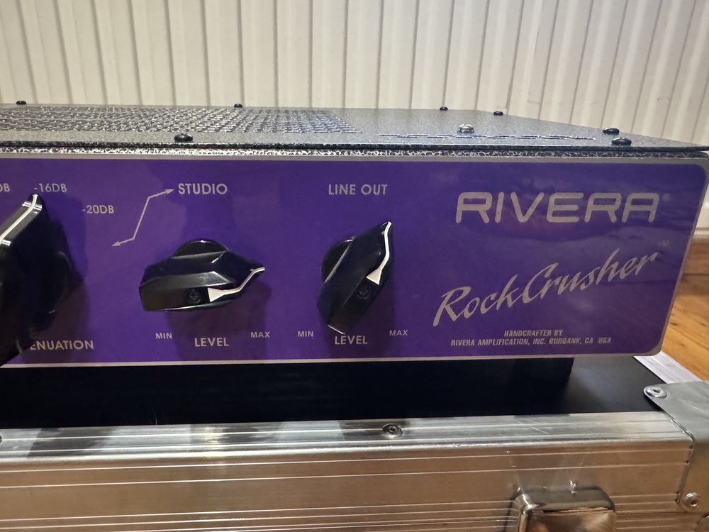 Rivera Rockcrusher attenuator load box z dedykowanym casem