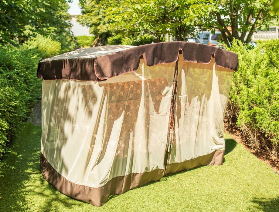 Акція! Садовые Качели "Сандра" Раскладные с крышей. Качеля Гойдалка