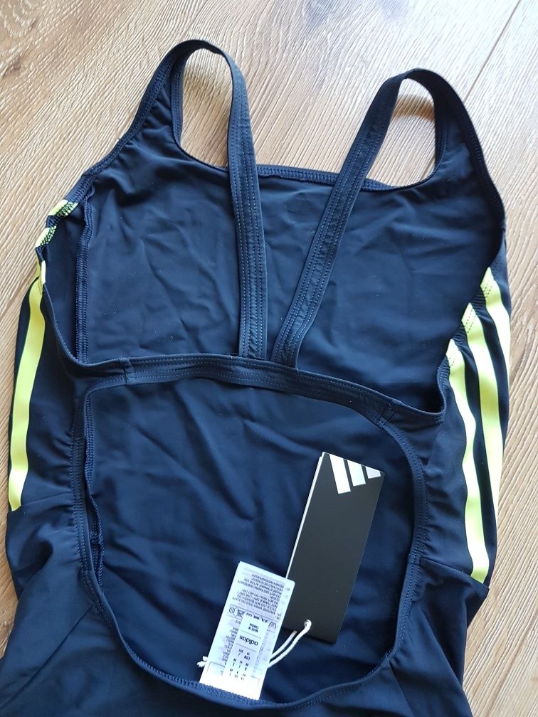 M 38 adidas MID 3-stripes swimsuit strój kąpielowy jednoczęściowy