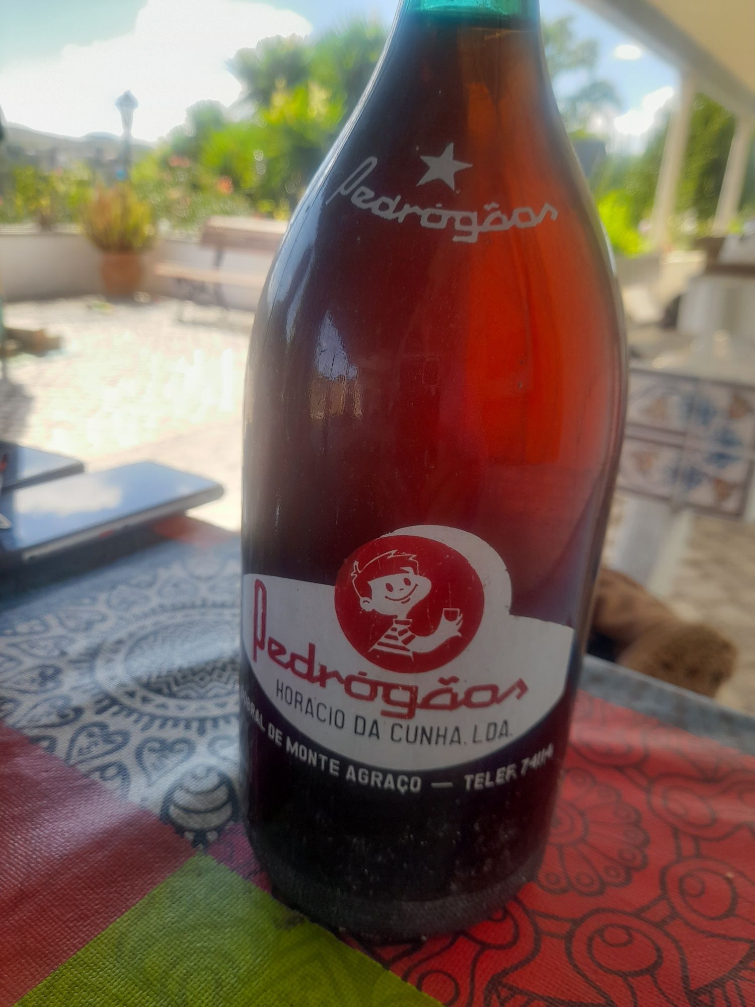 Garrafa Laranjada Pedrogãos Muito Antiga