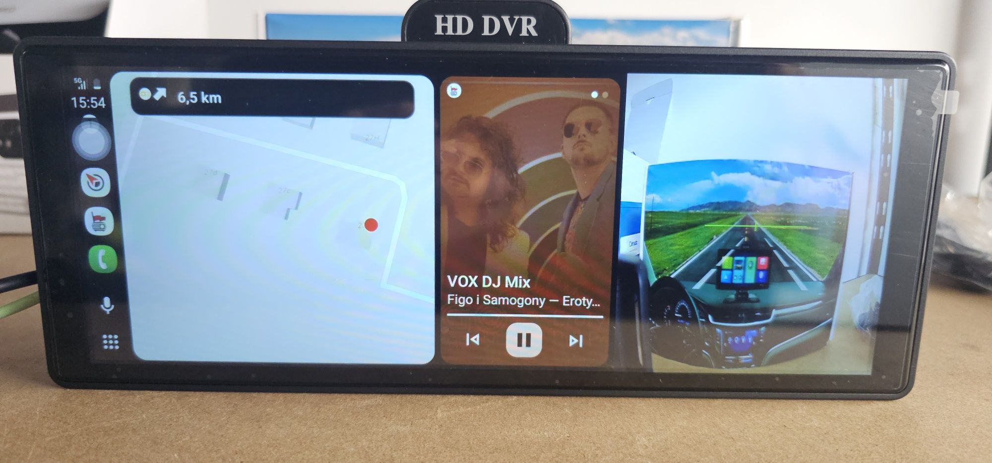 Multimedialna stacja Android Auto / Apple CarPlay z rejestratorem