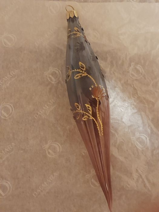 Szklane ręcznie malowane bombki