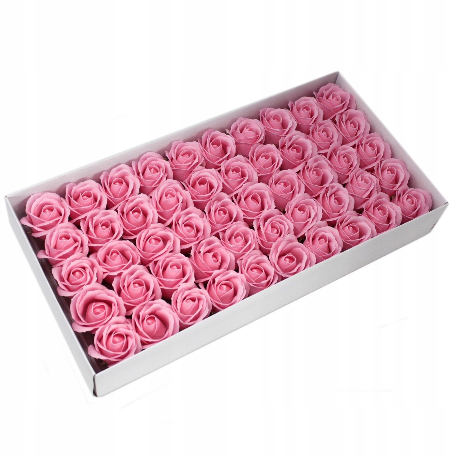 Róże mydlane różowe 50szt