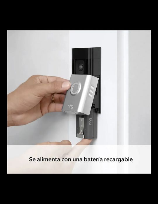Campainha Inteligente Ring Video Doorbell 2024 com bateria (Níquel)