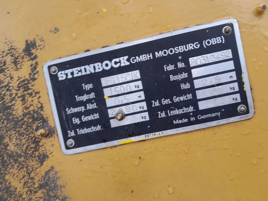 Вилочний автонавантажувач, кара, погружчик Steinbock