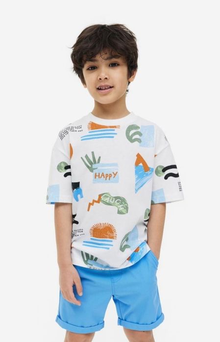 Шорты футболка комплект hm р.134-140