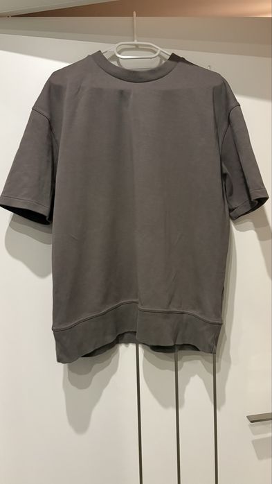 Bluza ZARA z krótkim rękawem, brązowa, rozmiar S