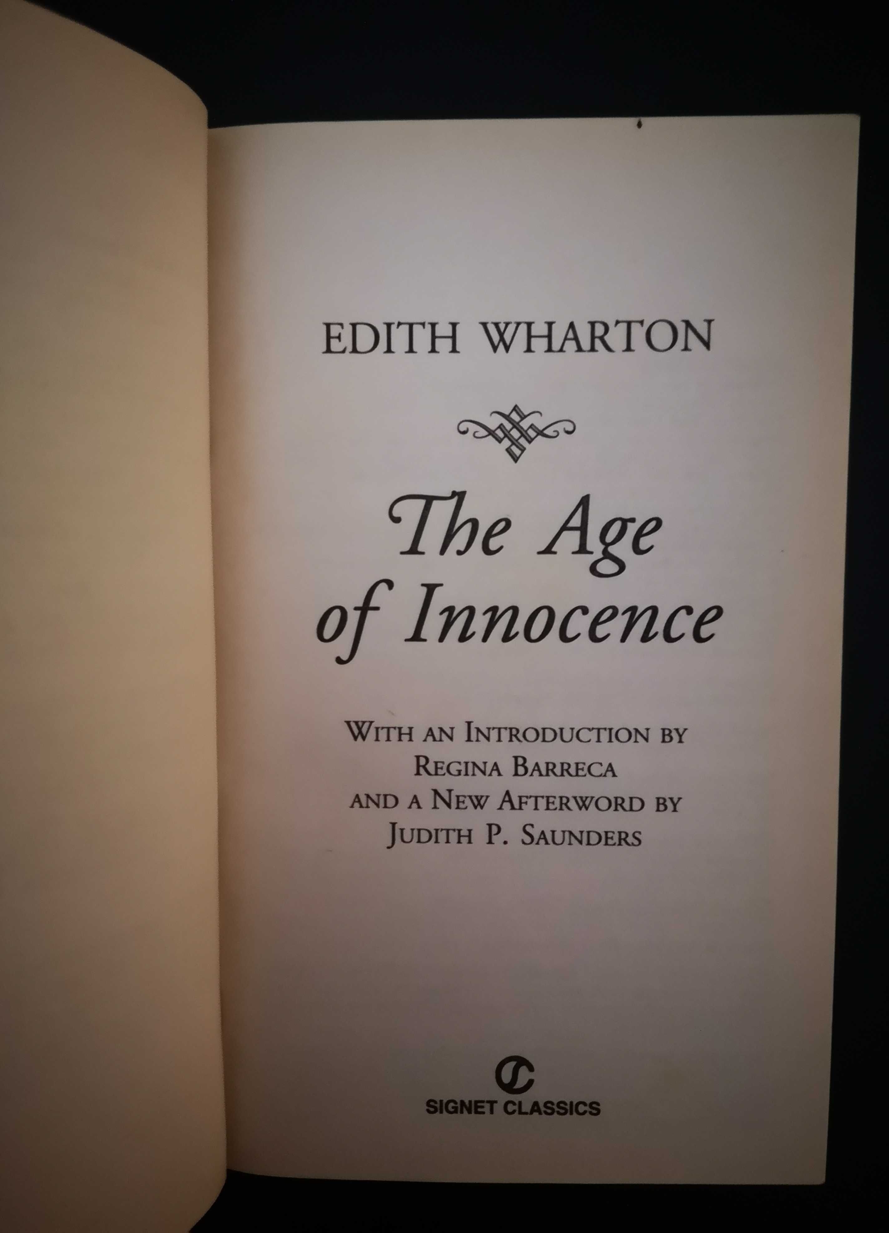 "The Age Of Innocence" de Edith Wharton